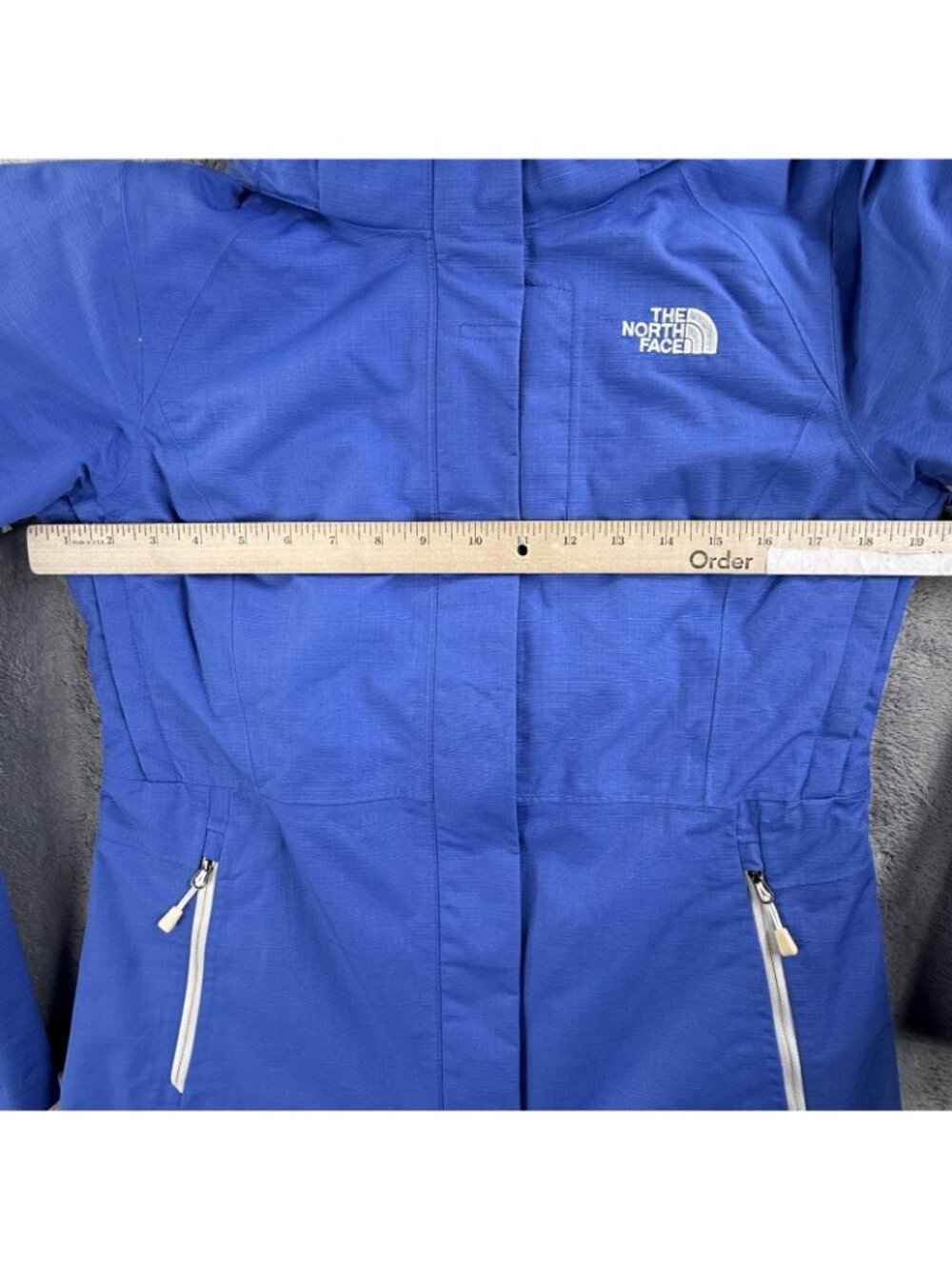 The North Face Jacket Womens Small Blue HyVent Insulated Hooded Ski Winter Parka - Picture 11 of 16
